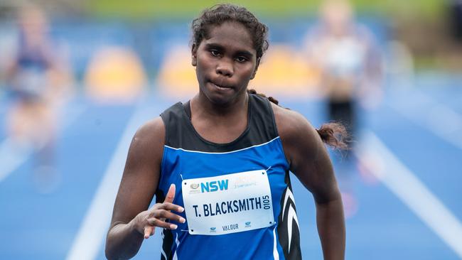 Telaya Blacksmith from Shell Cove in 200m at the NSW championships.