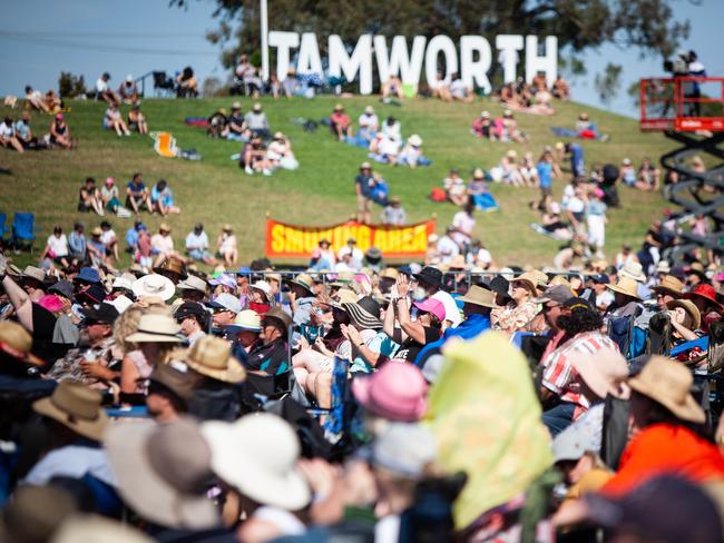 Thousands of packed Scully Park to enjoy the concert. Picture: Luke Drew