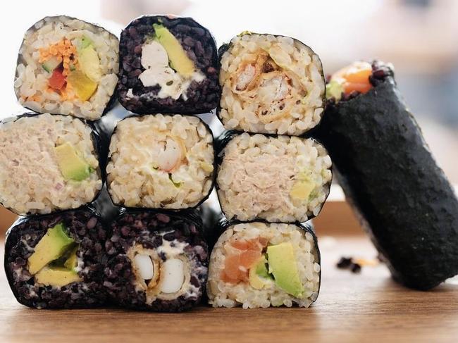 Nourish Shepparton offers a variety of sushi rolls to customers, as well as the addition of coffee, smoothies and smoothie bowls. Picture: Facebook