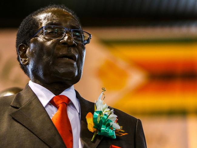 President Robert Mugabe remains under house arrest in Zimbabwe. Picture: Jekesai Njikizana/AFP