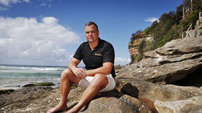 Former Brisbane Broncos coach Anthony Seibold pictured at Freshwater Beach. Picture: Sam Ruttyn