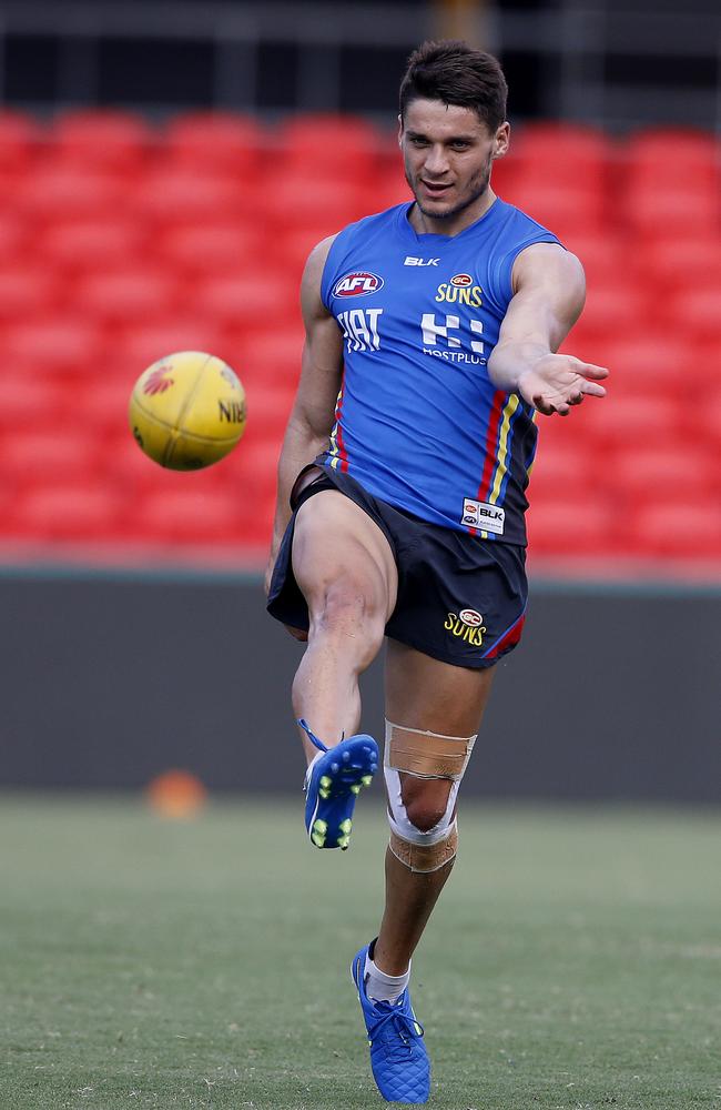 Gold Coast midfielder Dion Prestia set to return. Picture: Jerad Williams