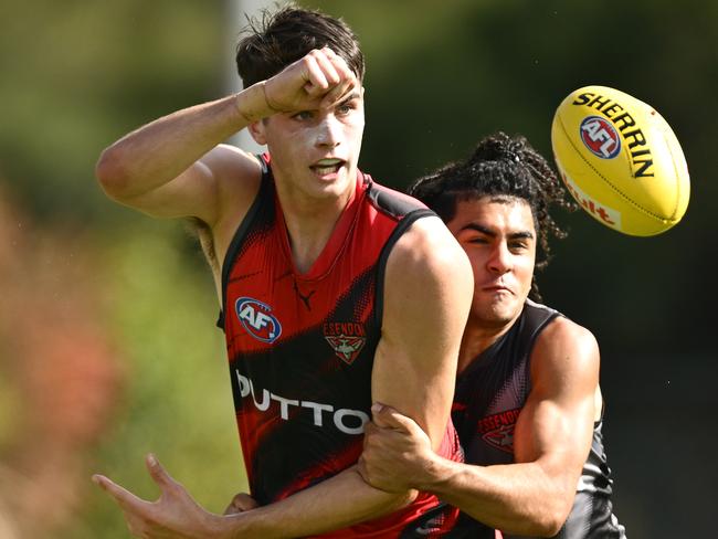 Vigo Visentini could join Isaac Kako as one of Essendon’s many debutants this season. Picture: Getty Images