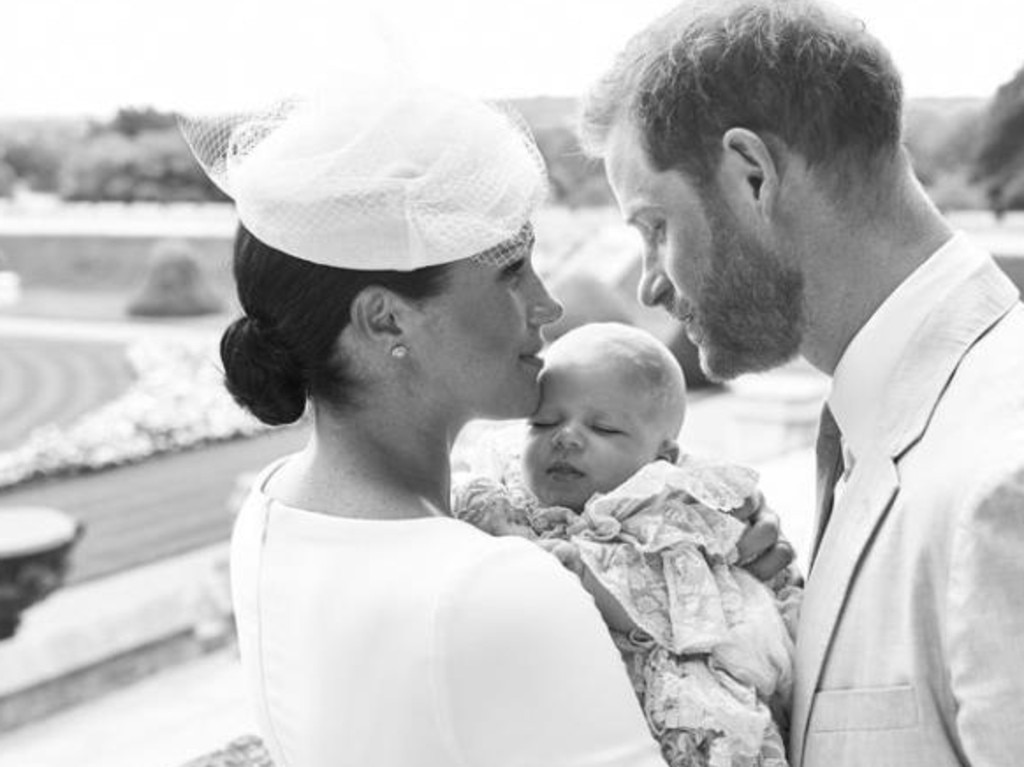 The beautiful official photo released by the Sussex clan. Picture: Supplied