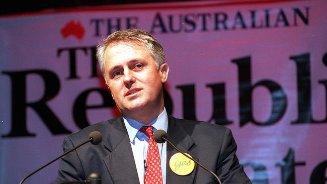 Turnbull in his guise as Australian Republican Movement chairman in 1999.