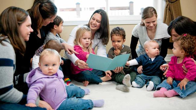 Most women have a circle of women, or men, around them, such as your local mothers' group, who are only too willing to help when you need it. Picture: iStock