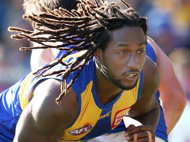 AFL Round 17. 15/07/2018. Collingwood v West Coast at the MCG.  West Coast's Nic Naitanui first quarter action    . Pic: Michael Klein