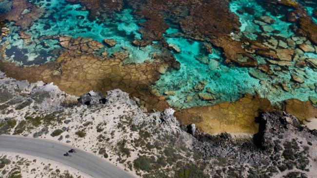 55/71Rottnest Island - Western Australia
Don't make the trip to Rottnest island just to snap a quokka's smile. The popular getaway (just a 25-minute ferry ride from Fremantle) has some fabulous coral beaches. Picture: Tourism Western Australia
