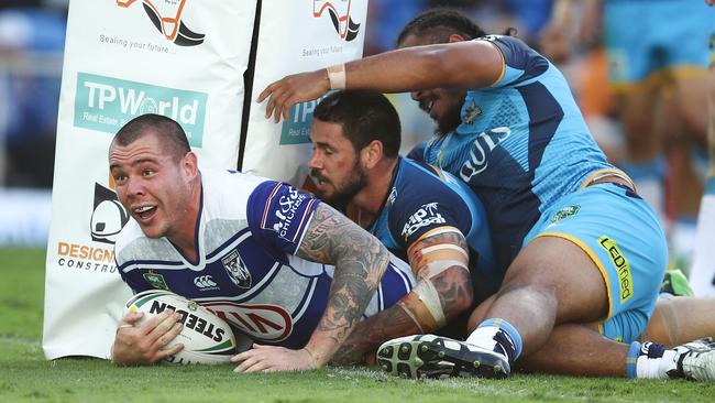 David Klemmer scores against the Titans.