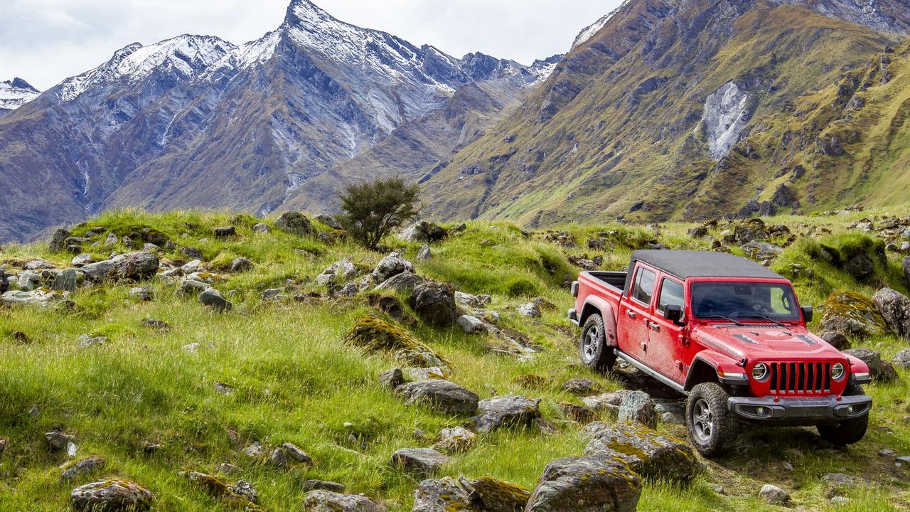 Jeep's dual-cab Gladiator Rubicon ute relishes the outdoors.