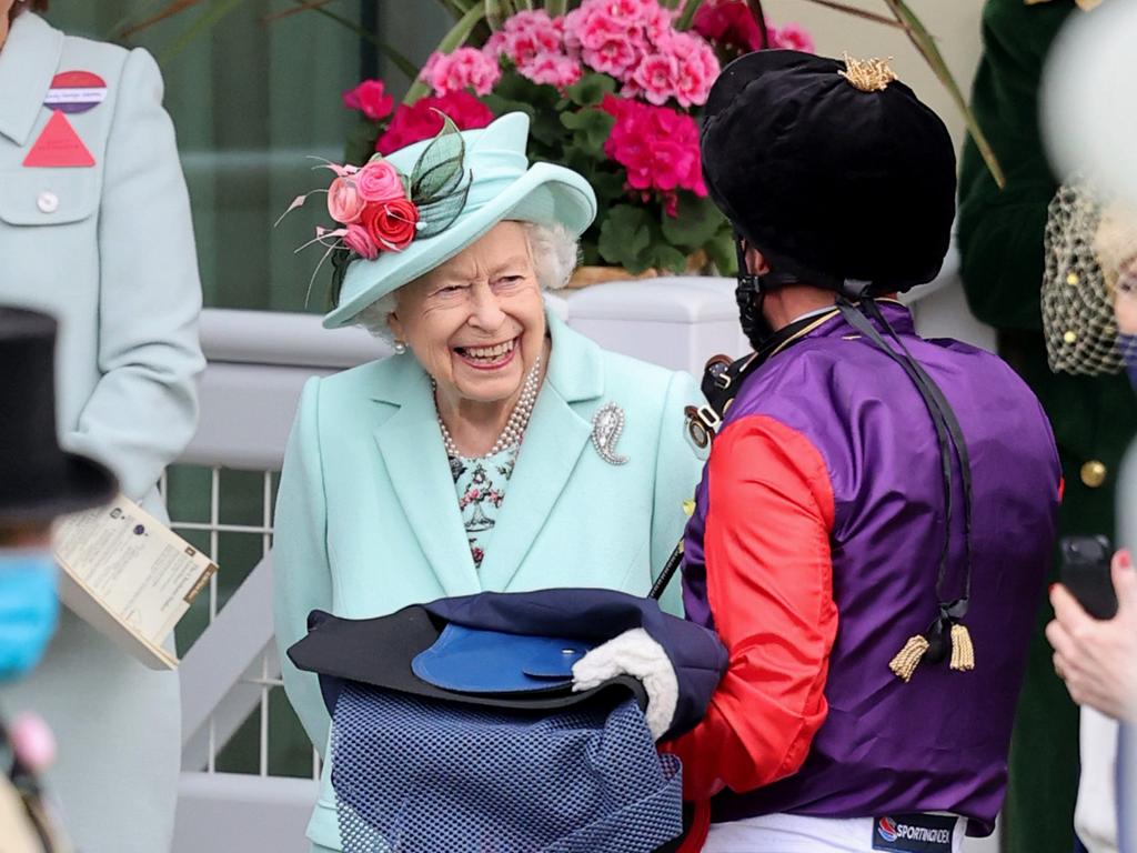 The Queen and Frankie Dettori during Royal Ascot 2021 at Ascot Racecourse. Picture: Chris Jackson/Getty Images