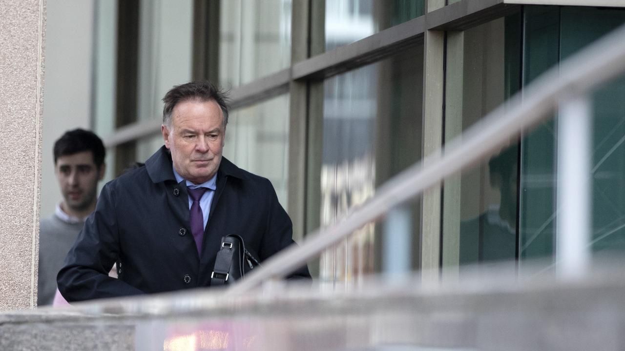 Justice Gregory Geason arriving at the Hobart Magistrates Court on Friday. Picture: Chris Kidd