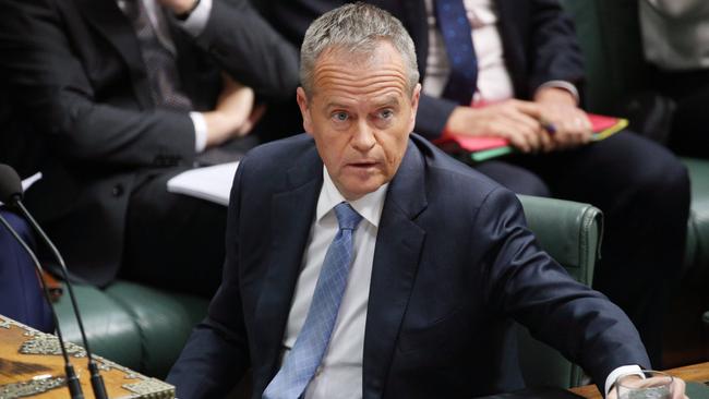 Bill Shorten during Question Time. Picture: Gary Ramage