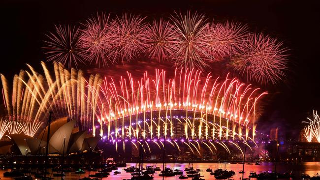 Chief Health Officer Kerry Chant said the rules in place over New Year’s was a necessary step to stop the virus spread. This year’s New Year's Eve fireworks. Picture: Saeed Khan/AFP