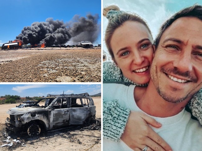 An Aussie couple have described the terrifying moment they lost everything while on a holiday around the country.