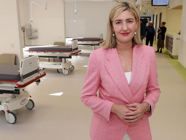 Health Minister Shannon Fentiman tours the new Caboolture Satellite Hospital. Picture: Liam Kidston