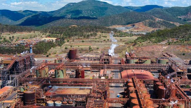 Rio Tinto's Yarwun alumina refinery.