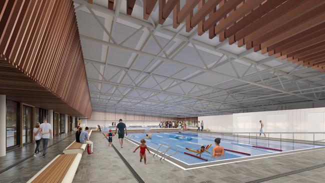 An artist's impression of the Pimpama Sports Hub which is due to open in mid-2021.