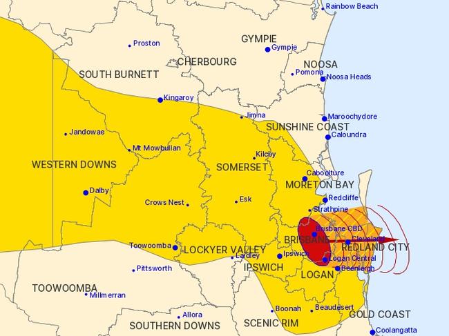 Brisbane and parts of Queensland were bashed by severe storms.