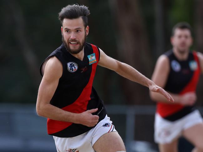 NFL (Division 1): Hurstbridge v Eltham20 Kyle O'Sullivan for Eltham.Picture: Stuart Milligan