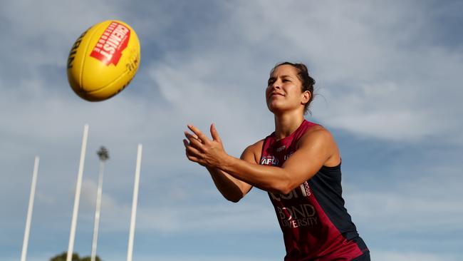 Ally Anderson was dominant against the Bulldogs. Picture: Getty Images