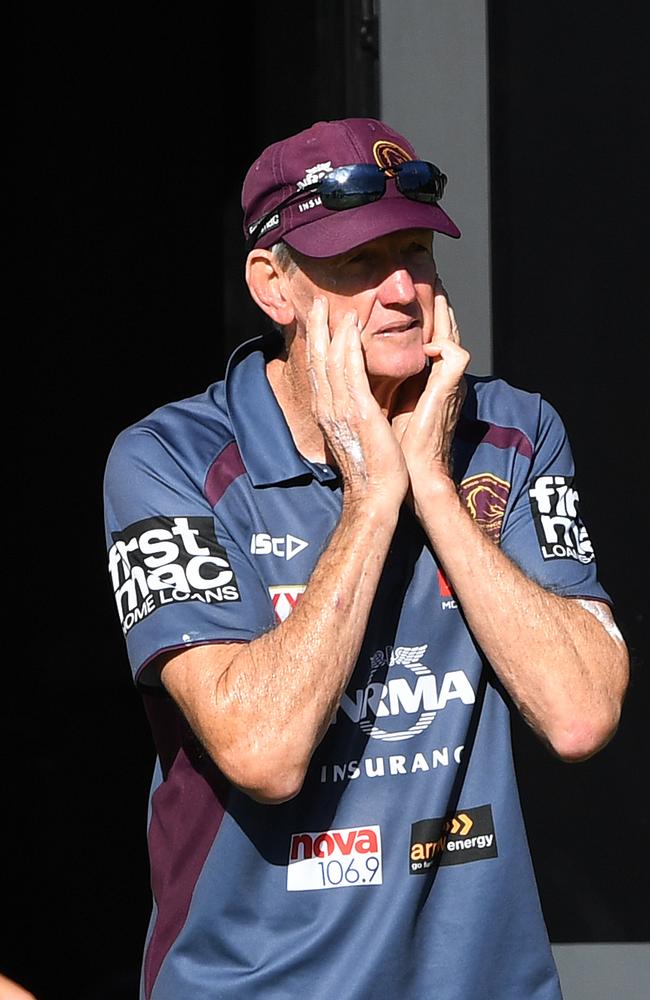 SuperCoach Wayne Bennett faces an uncertain future. (AAP Image/Dave Hunt)