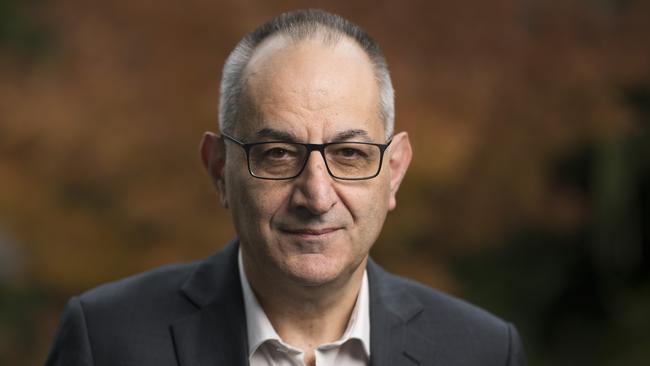 Defence expert and former chief of the Department of Home Affairs Mike Pezzullo at home in Canberra. Picture: Martin Ollman