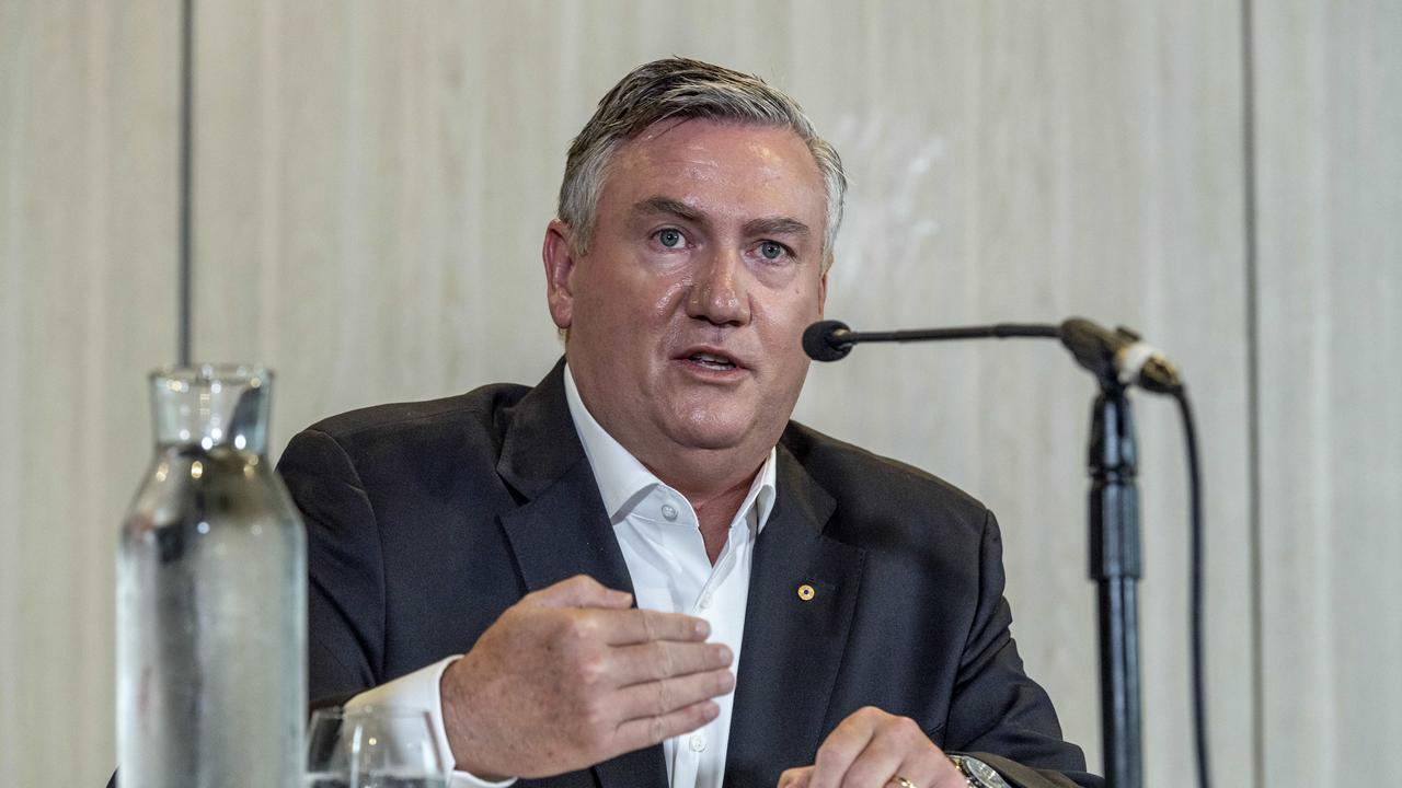 Eddie McGuire was widely condemned for his comments when the ‘Do Better’ report was announced. Picture: Jake Nowakowski