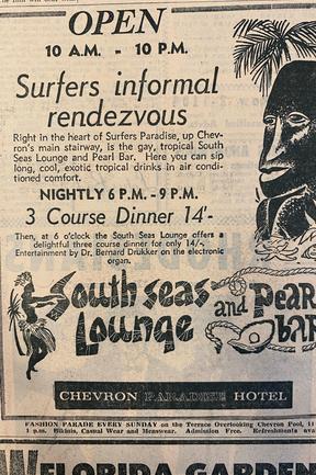 Best Gold Coast advertising, Gold Coast Bulletin, 1965