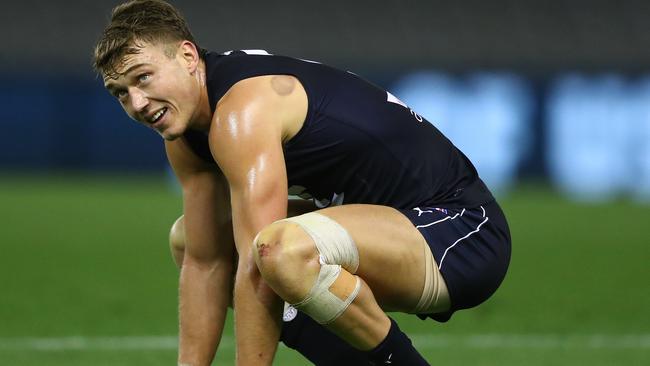 Patrick Cripps can’t keep doing it all. Picture: Getty