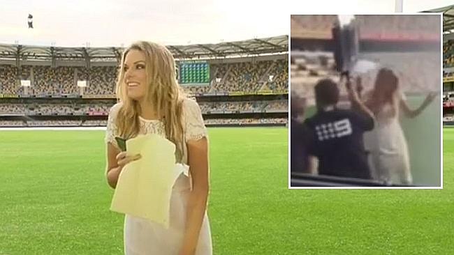 Erin Molan Soaked By Gabba Sprinklers During Today Show Live Cross 8817