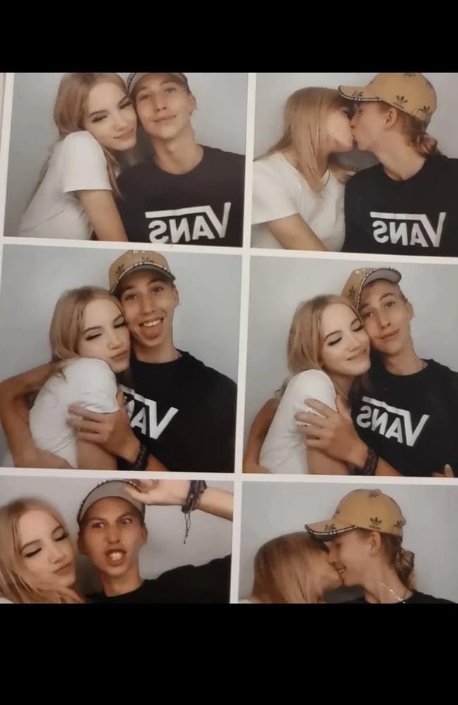 Lukas George Goller with his girlfriend Maya Curtis. Picture: Facebook/Maya Curtis