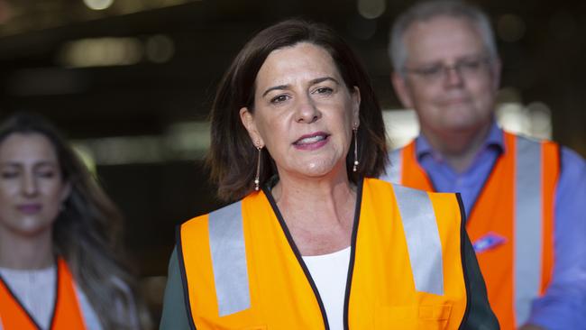 Opposition Leader Deb Frecklington has also insisted she won’t do a deal if the LNP falls short of a majority. Picture: NCA NewsWire / Sarah Marshall