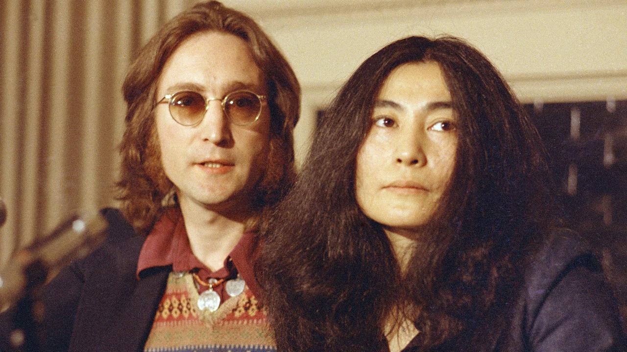 John and Yoko in 1973. Picture: AP