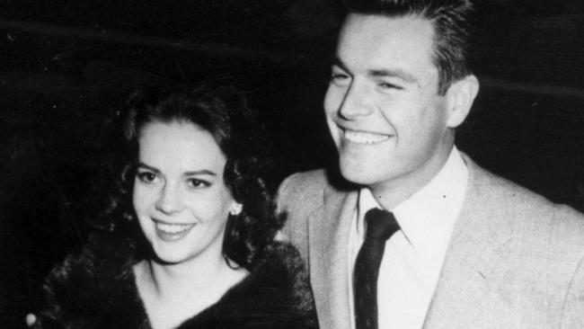 Actor Robert Wagner and Actress Natalie Wood headshot