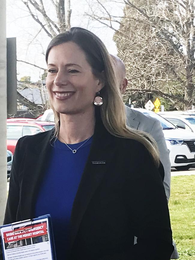 Rebecca White in Latrobe. Picture: Helen Kempton