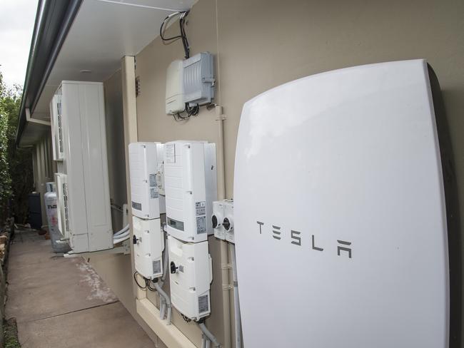 Tesla has sold more than 30,000 of its Powerwall battery units in Australia. Picture: AAP