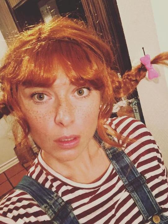 Halloween 2016 via social media ... Maria Sharapova channels Pippi Longstocking, “My favorite childhood character.” Picture: Instagram