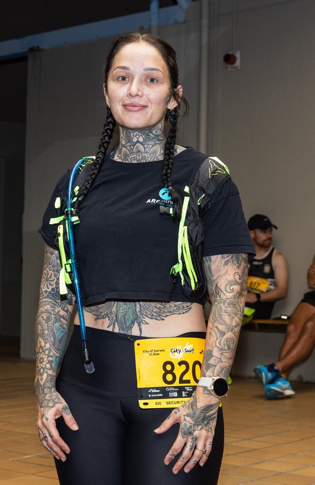 Courtney Leahy as a record breaking number of runners took part in the 2025 edition of the annual NT City2Surf, Sunday, June 1. Picture: Pema Tamang Pakhrin