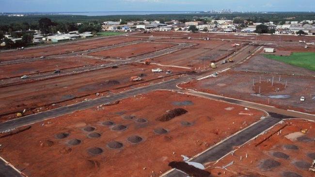 An aerial photo of Northcrest, the site of the old Berrimah Farm. Picture: Supplied