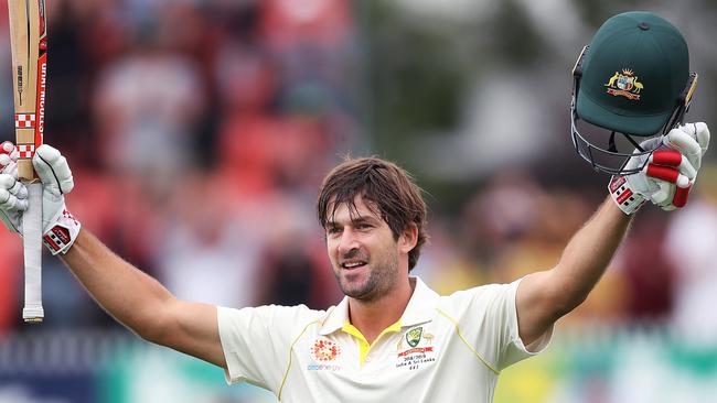 Australian fans waited all summer for a centurion — before Joe Burns delivered against Sri Lanka. Picture. Phil Hillyard