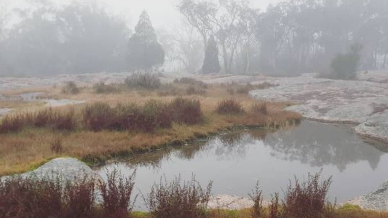 A frosty start at Stanthorpe on Sunday, where it’s expected to remain cold for the rest of the week, with a chance of snow overnight on Wednesday. Picture: marie_by_design/Instagram