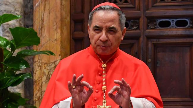 Cardinal Angelo Becciu. PIcture: AFP