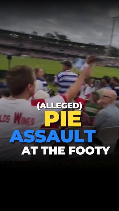 Man charged for alleged pie assault at footy