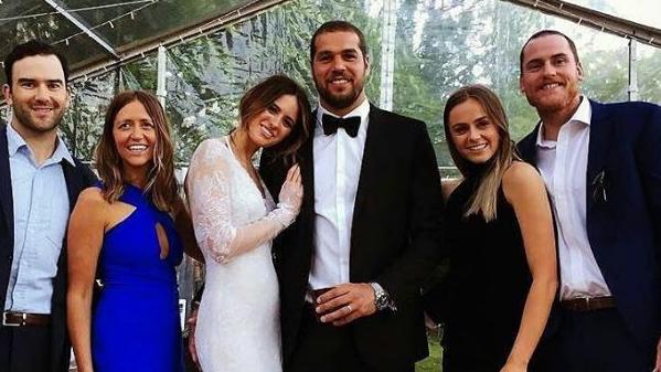 The wedding was attended by close family and friends only. Picture: Instagram.