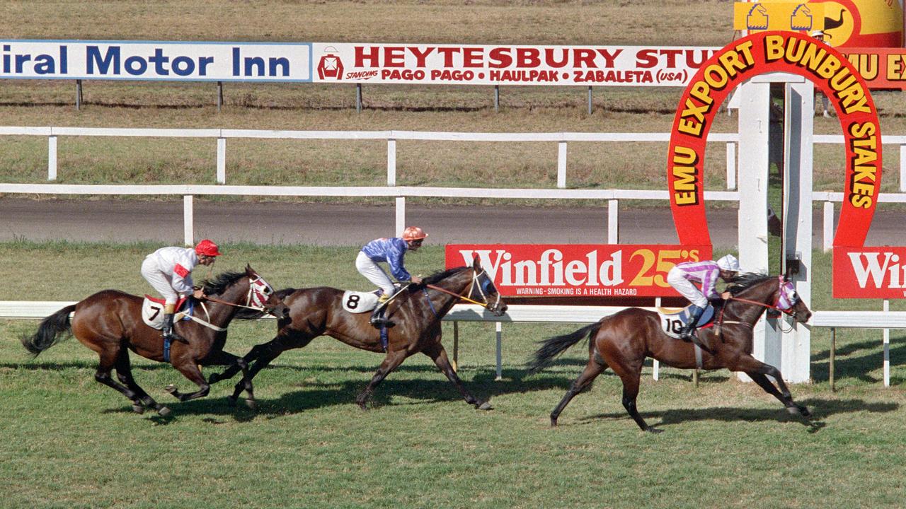 Damien Oliver rode his first winner, Mr Gudbud, at Bunbury in 1988. Picture: Bruno Cannatelli/Ultimateracingphotos.com.au