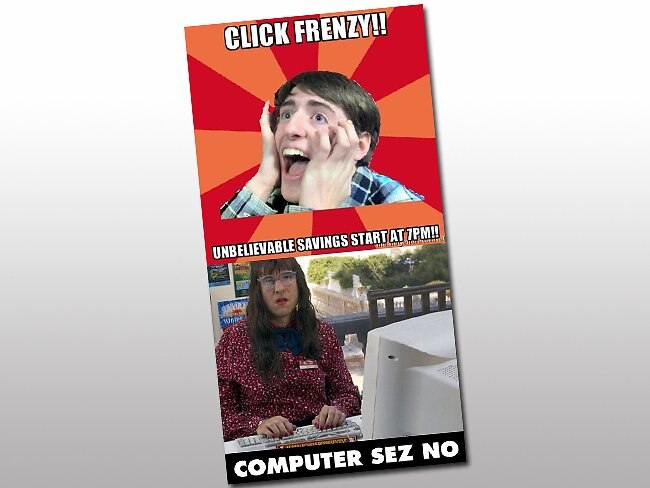 #ClickFail ignites web storm