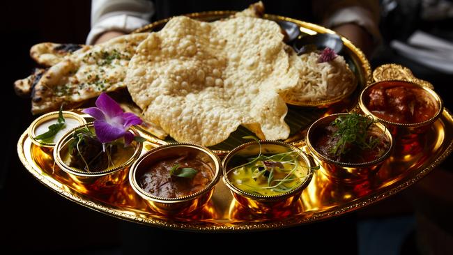 Lunchtime thali is a CBD steal. Pic: Peter Tarasiuk