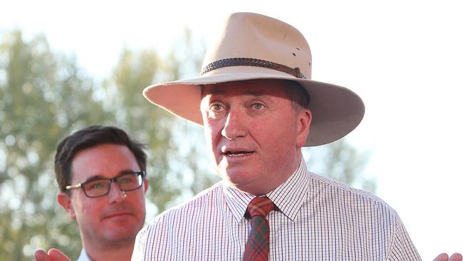 Barnaby Joyce has come under fire for suggesting two people who died in the NSW bushfires “most likely” voted Greens. Picture: Kym Smith