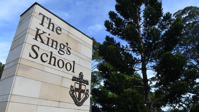 The King’s School in North Parramatta has a higher gross income than any other school in the western Sydney region. Picture: Dan Himbrechts